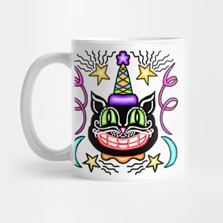 Vintage Party Cat Mug